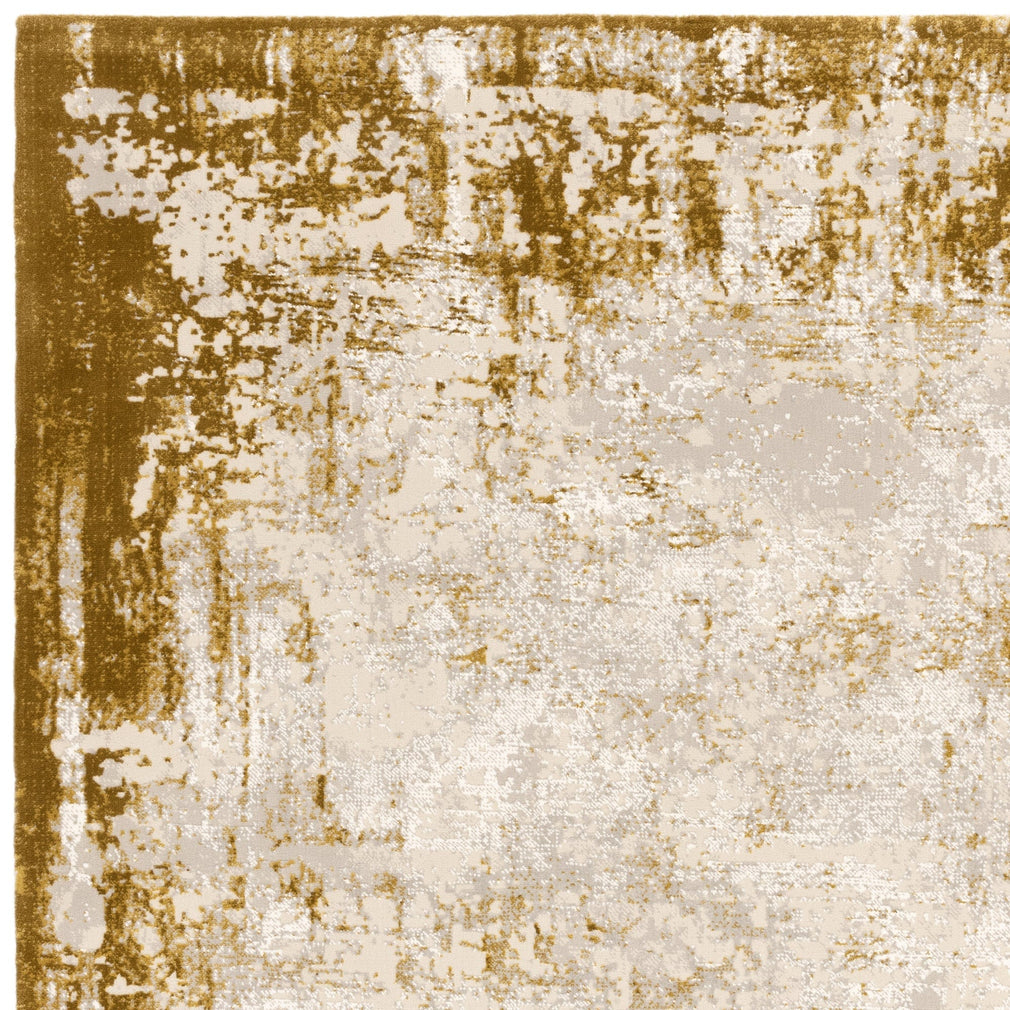 Kuza Border Rug Gold 120cm x 170cm
