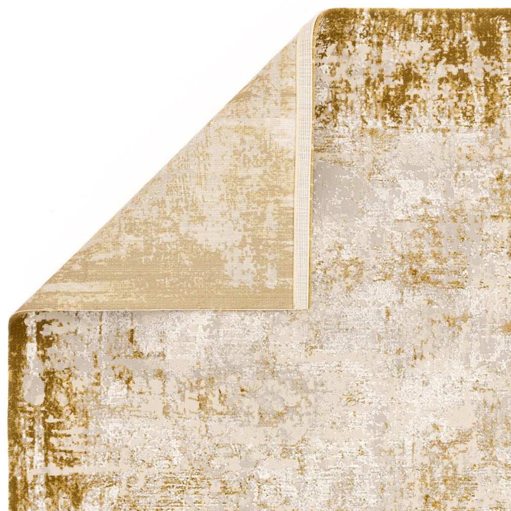 Kuza Border Rug Gold 120cm x 170cm