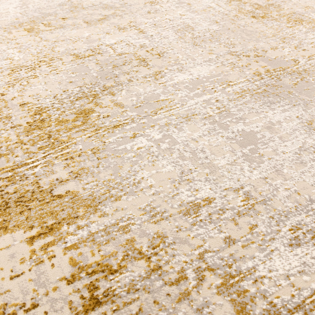 Kuza Border Rug Gold 120cm x 170cm