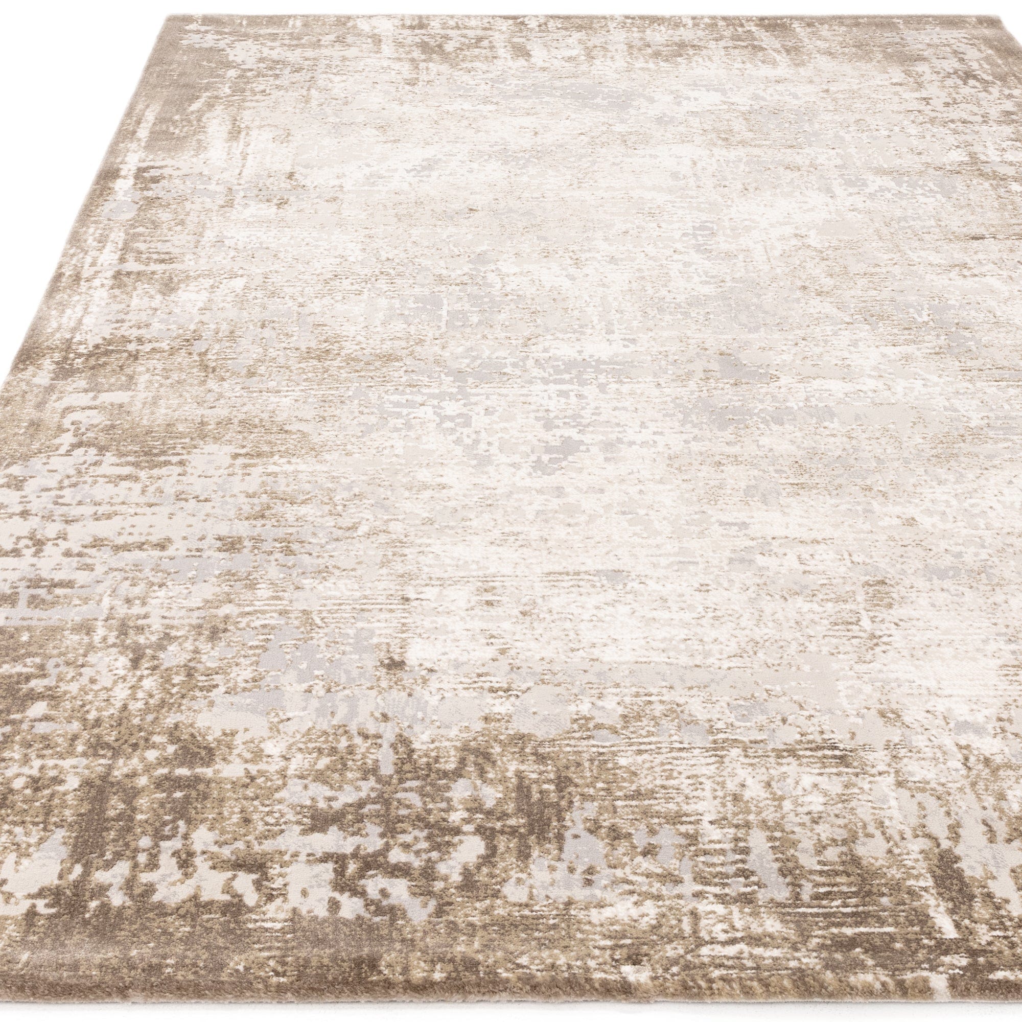 Kuza Border Rug Beige 200cm x 290cm