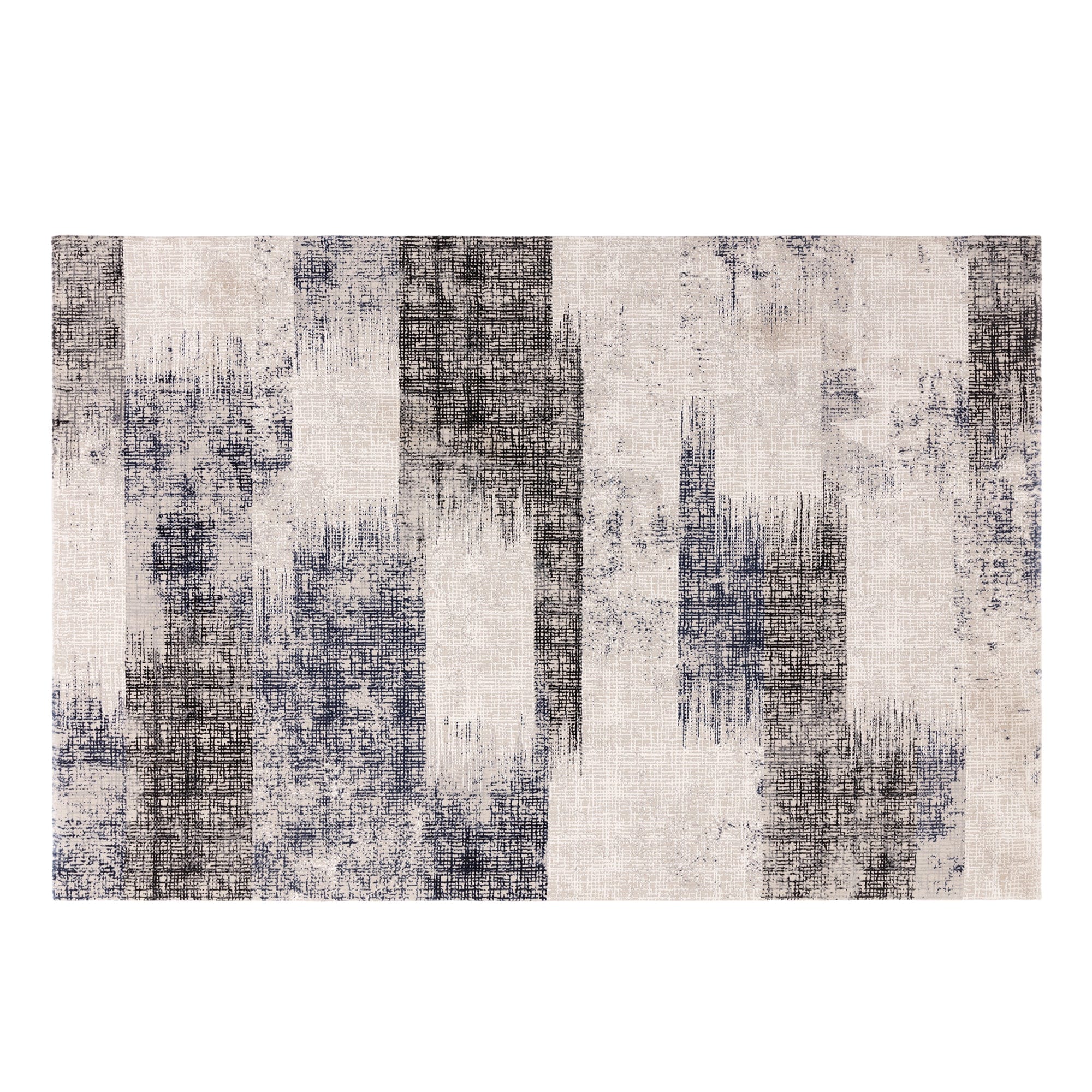 Kuza Lines Rug Navy 160cm x 230cm