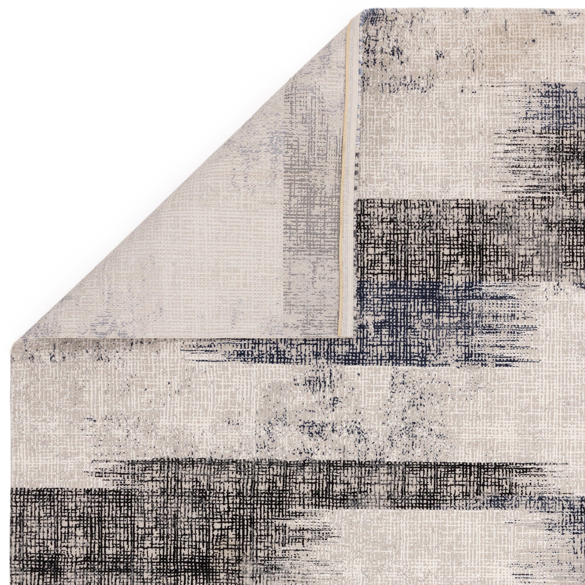 Kuza Lines Rug Navy 200cm x 290cm