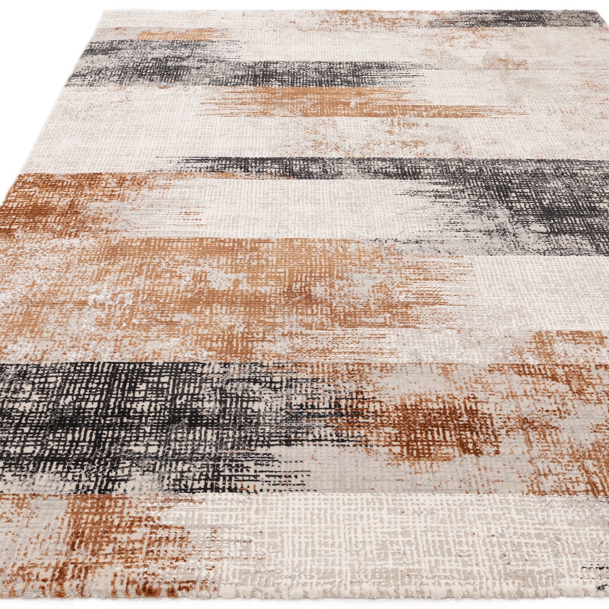 Kuza Lines Rug Terracotta 200cm x 290cm