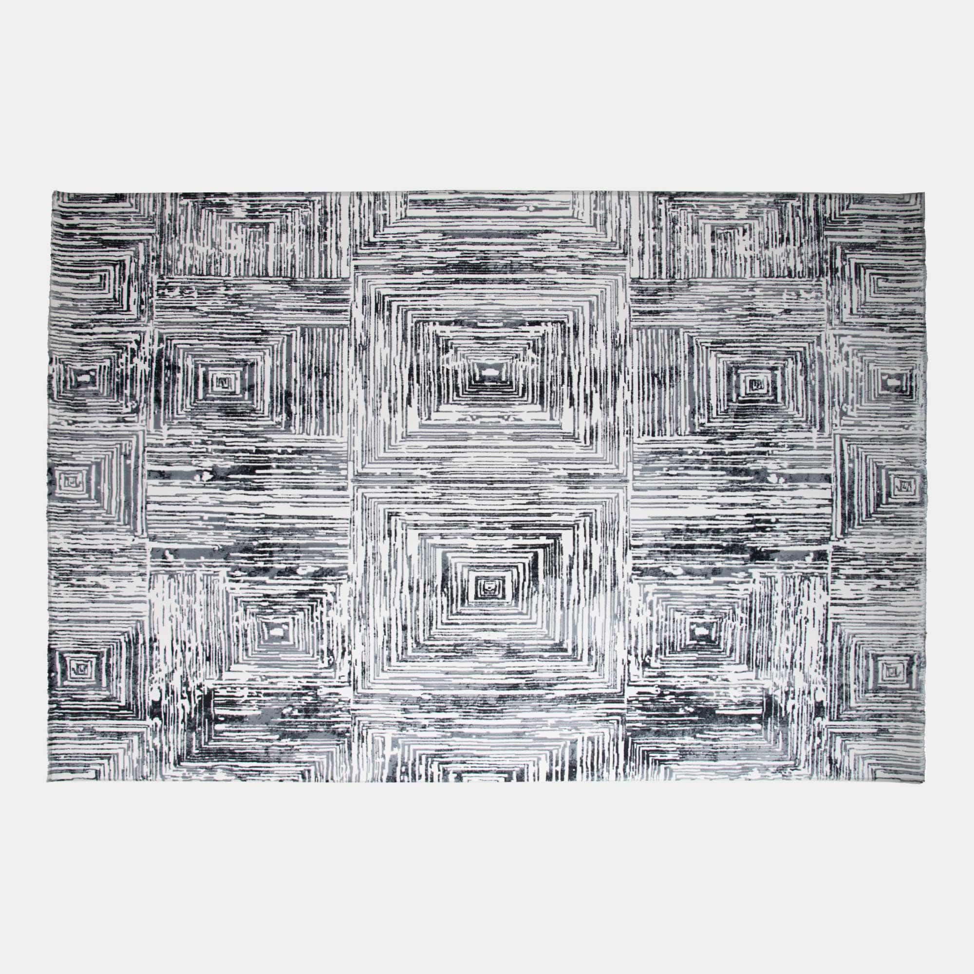 Kuza Portrait Rug Grey 200cm x 290cm
