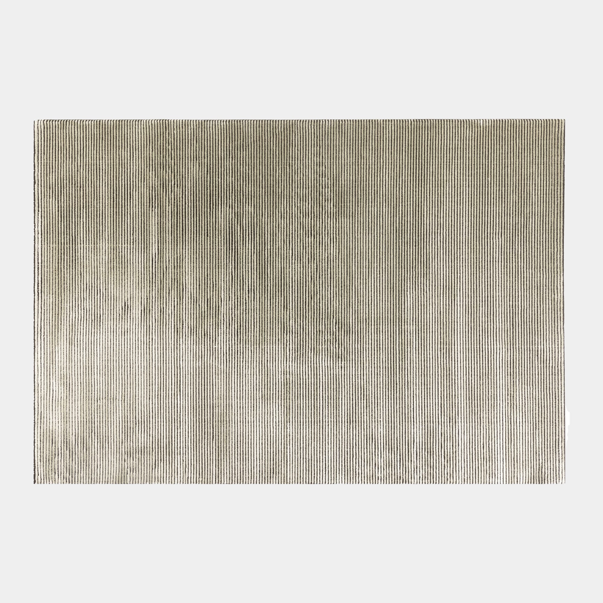 Kuza Plain Stripe Rug Khaki 200cm x 290cm