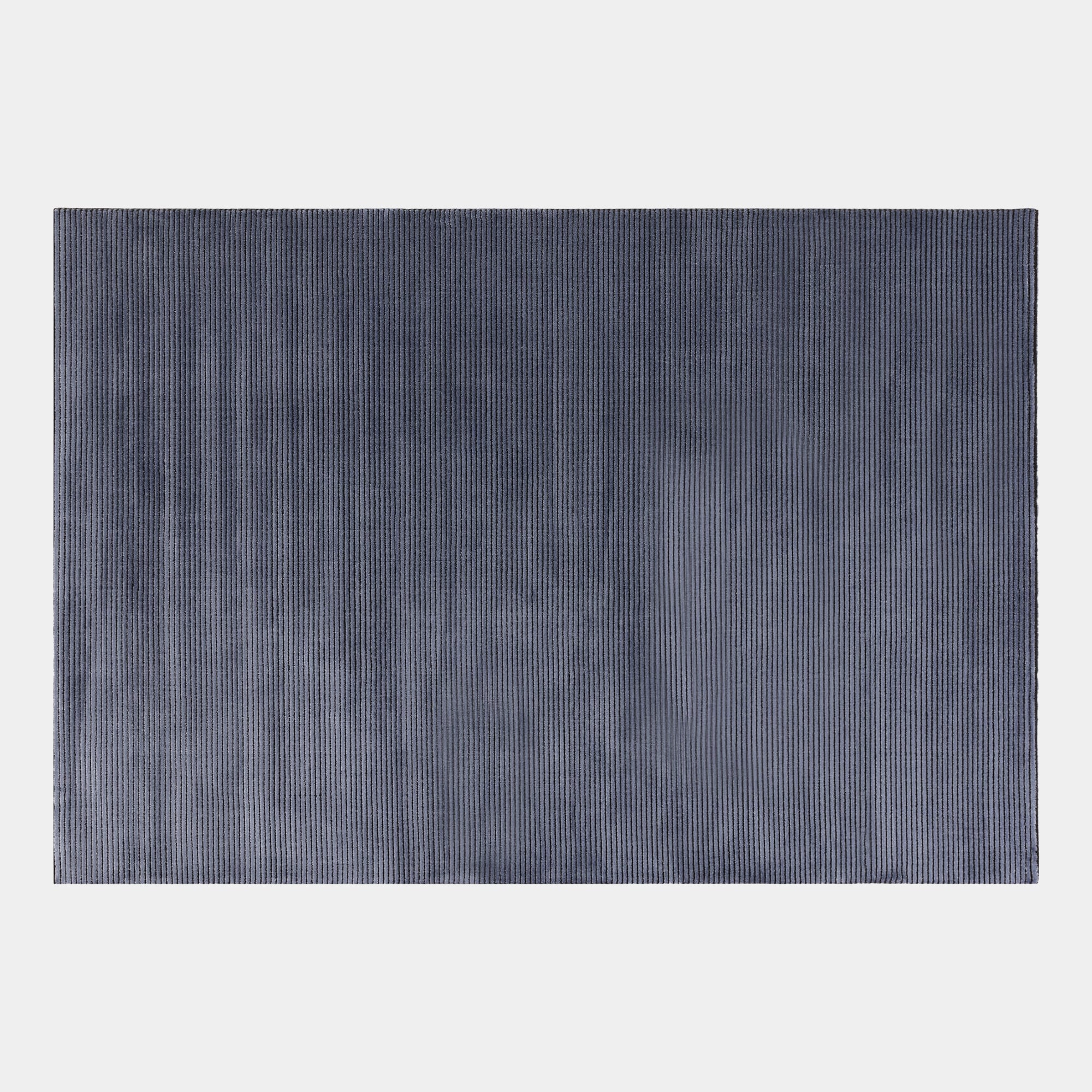 Kuza Plain Stripe Rug Navy 200cm x 290cm