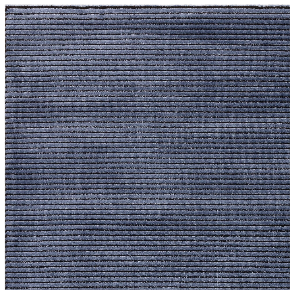 Kuza Plain Stripe Rug Navy 200cm x 290cm