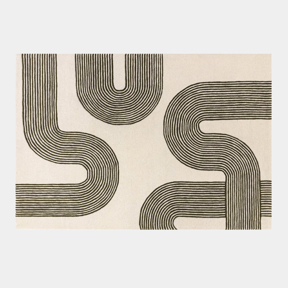 Matrix Arches - Patterned Rug Forest