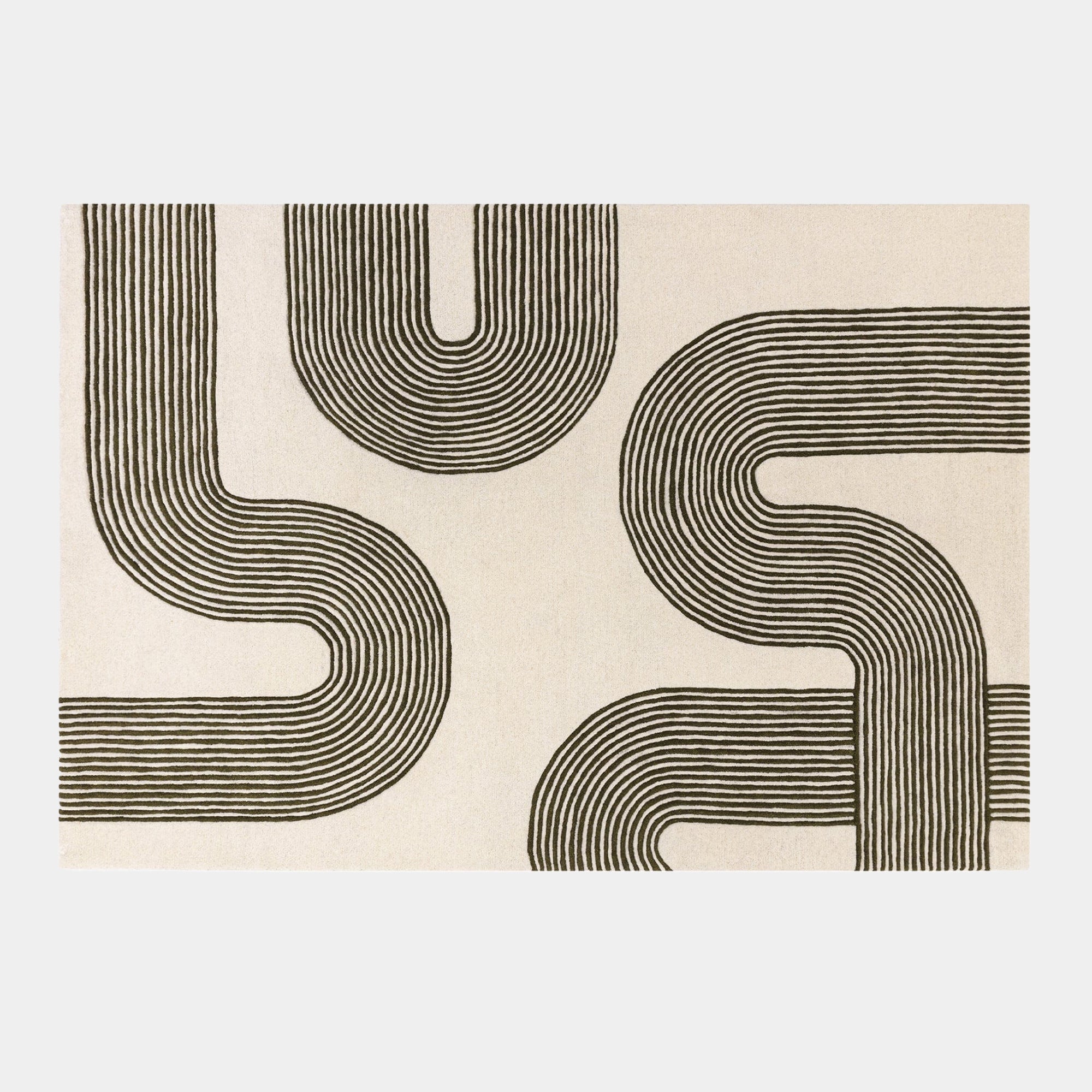 Matrix Arches - Patterned Rug Forest