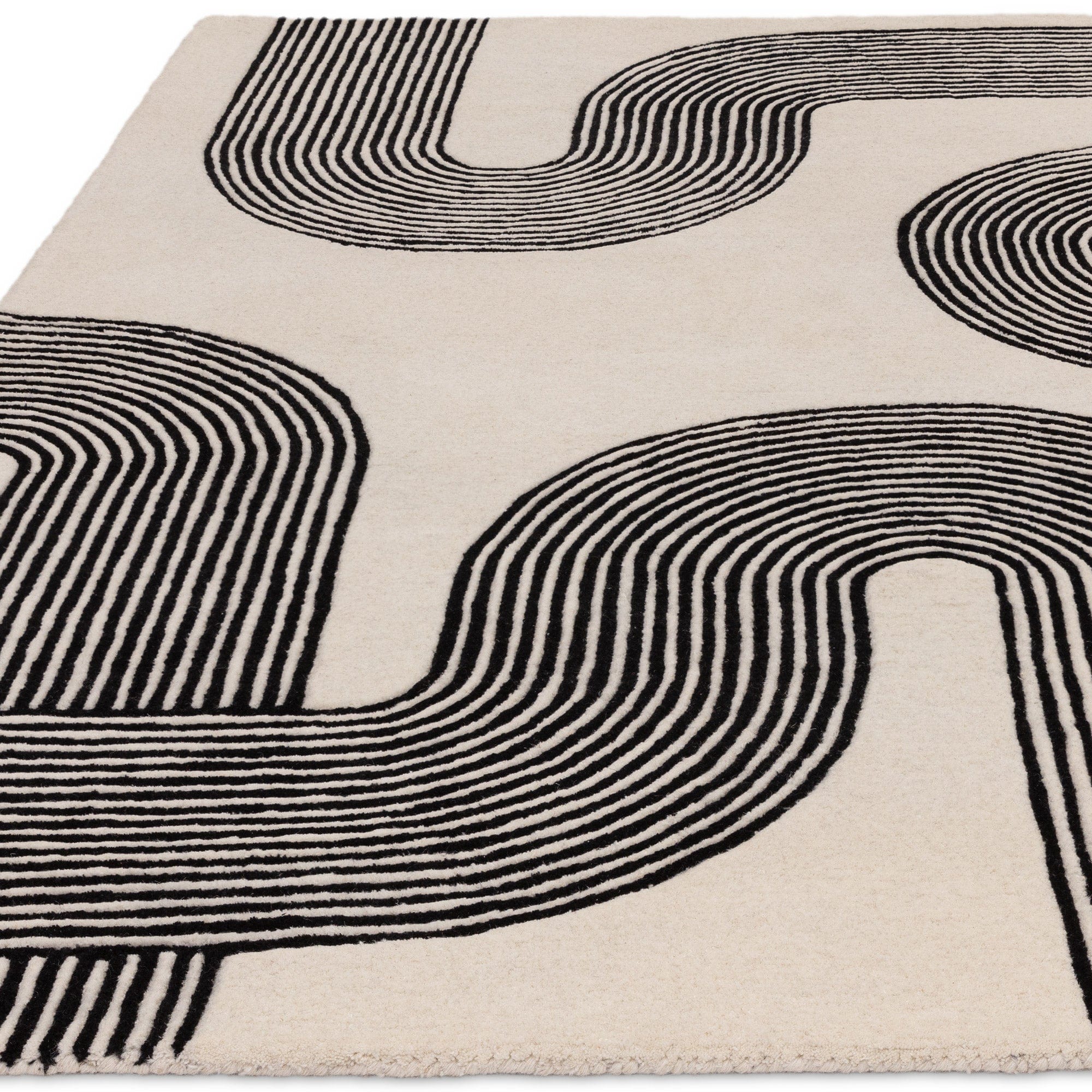 Matrix Arches Rug 87 Black 160cm x 230cm