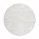 Mehari - Soft Round Rug 6242 Light Grey