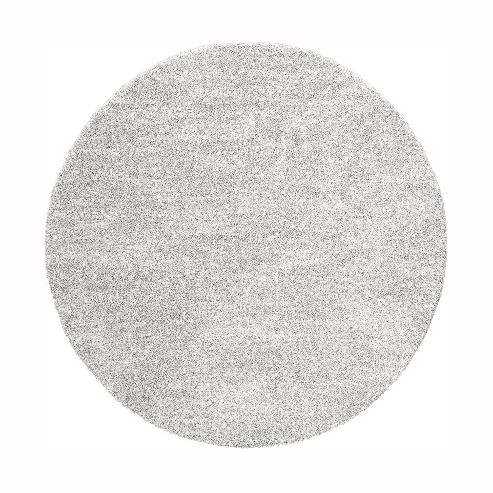 Mehari - Soft Round Rug 6248 Silver