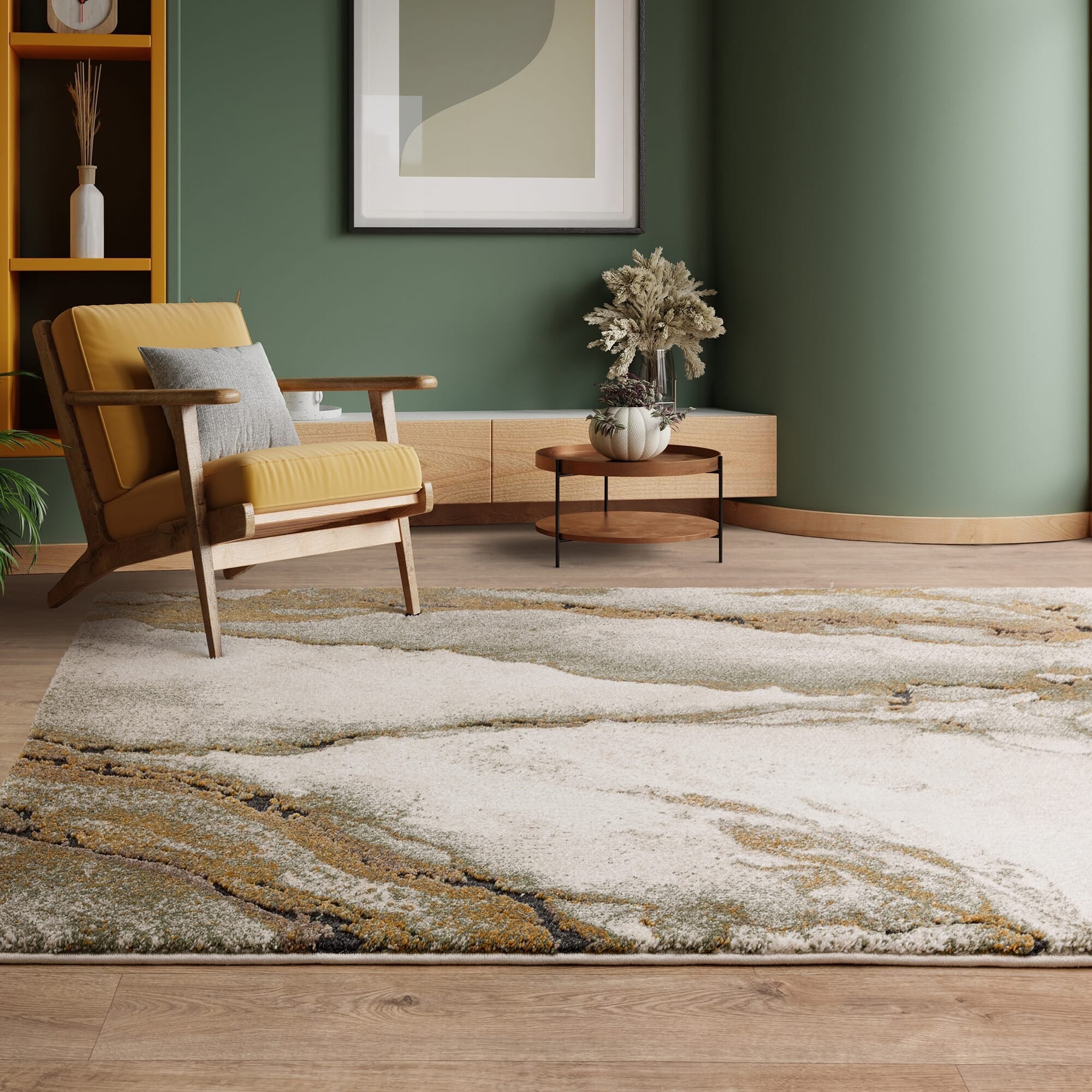 ラグ・カーペット MIYOSHI RUG MR-084 MERGE RUG MULTI A Mirage - Oasis Green Rug | Lowest Price