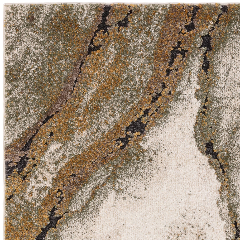 Mirage Green - Patterned Rug