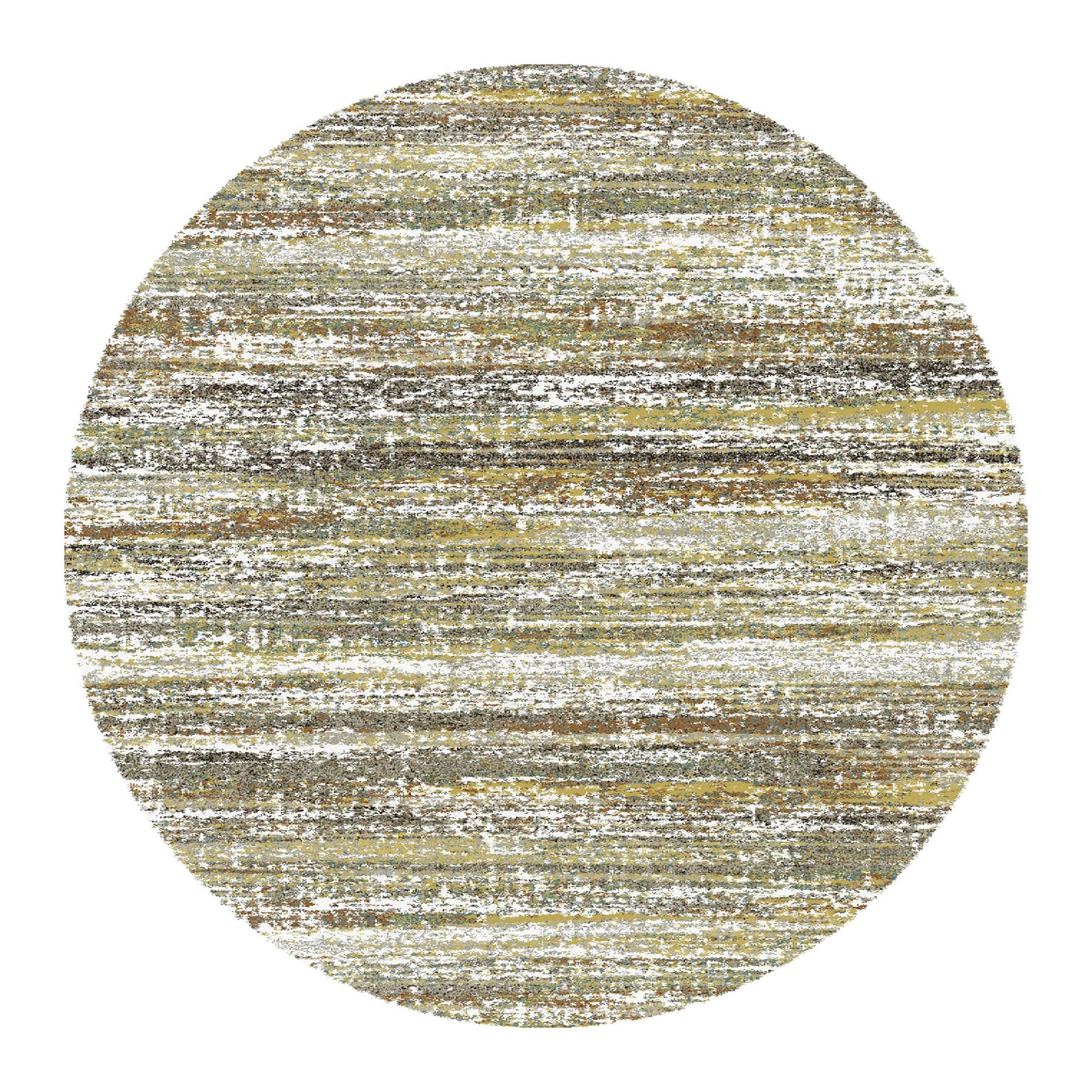 Mehari - Rug 023-0094-6969 Mustard 120cm circle