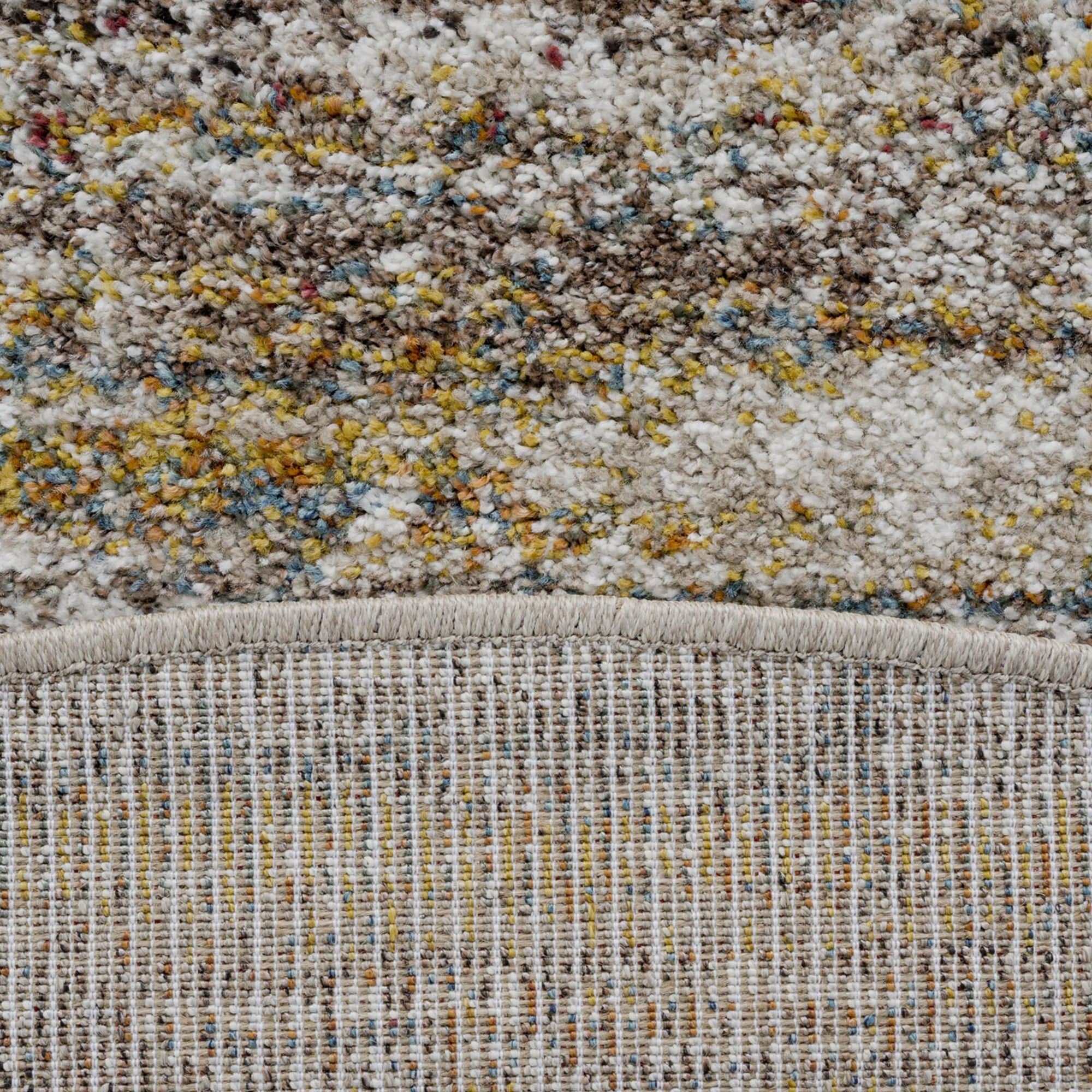 Mehari - Rug 023-0094-6969 Mustard 120cm circle