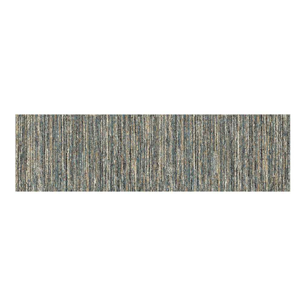 Mehari - Runner Rug 5949 Blue Cream Stripe