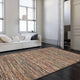 Mehari - Rug 023-0067-2959 Red/Rust Stripe 67 x 240cm