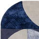 Matrix Oval Rug MAX74 Indigo 160cm x 230cm