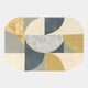 Matrix Oval - Patterned Rug MAX76 Sunset