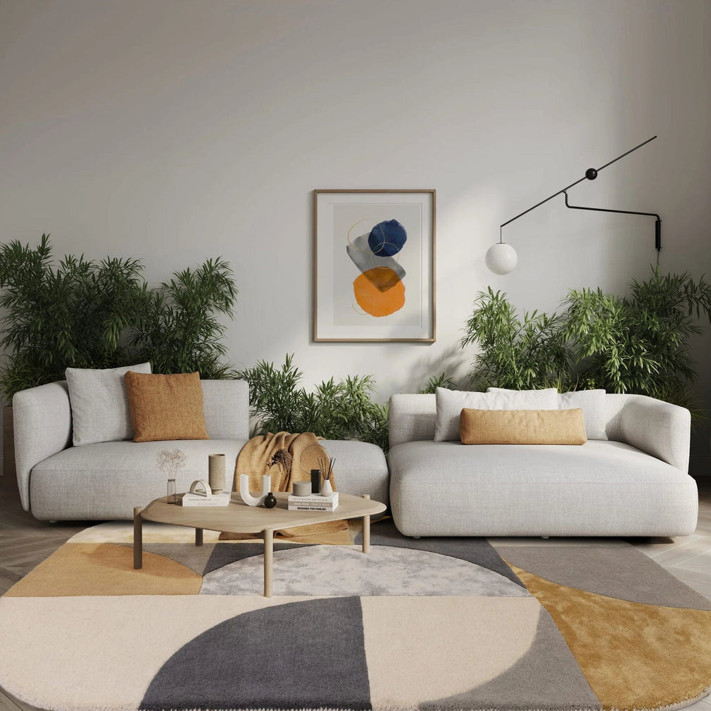 Matrix Oval - Patterned Rug