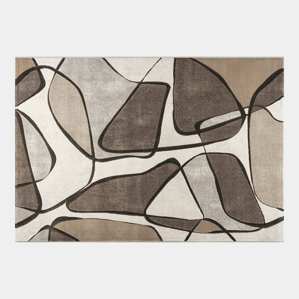 Galleria - Patterned Rug Brown