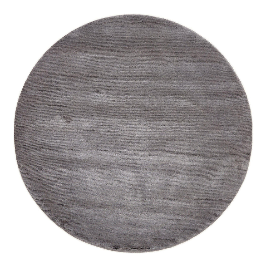 Northern Light - Wool Round Rug Concrete 150cm