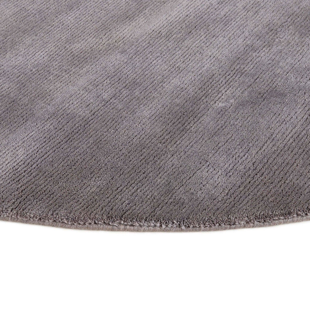 Northern Light - Wool Round Rug Concrete 150cm