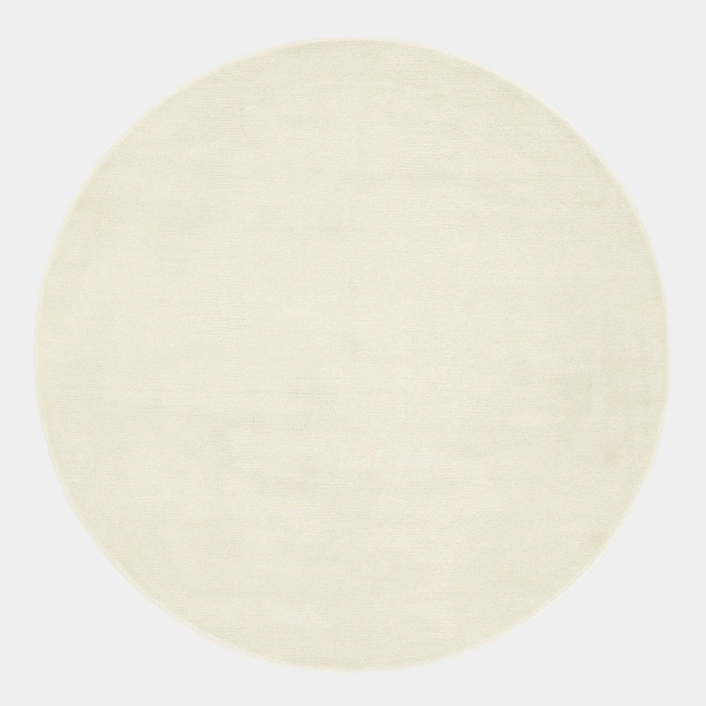 Northern Light Wool - Round Rug Ecru