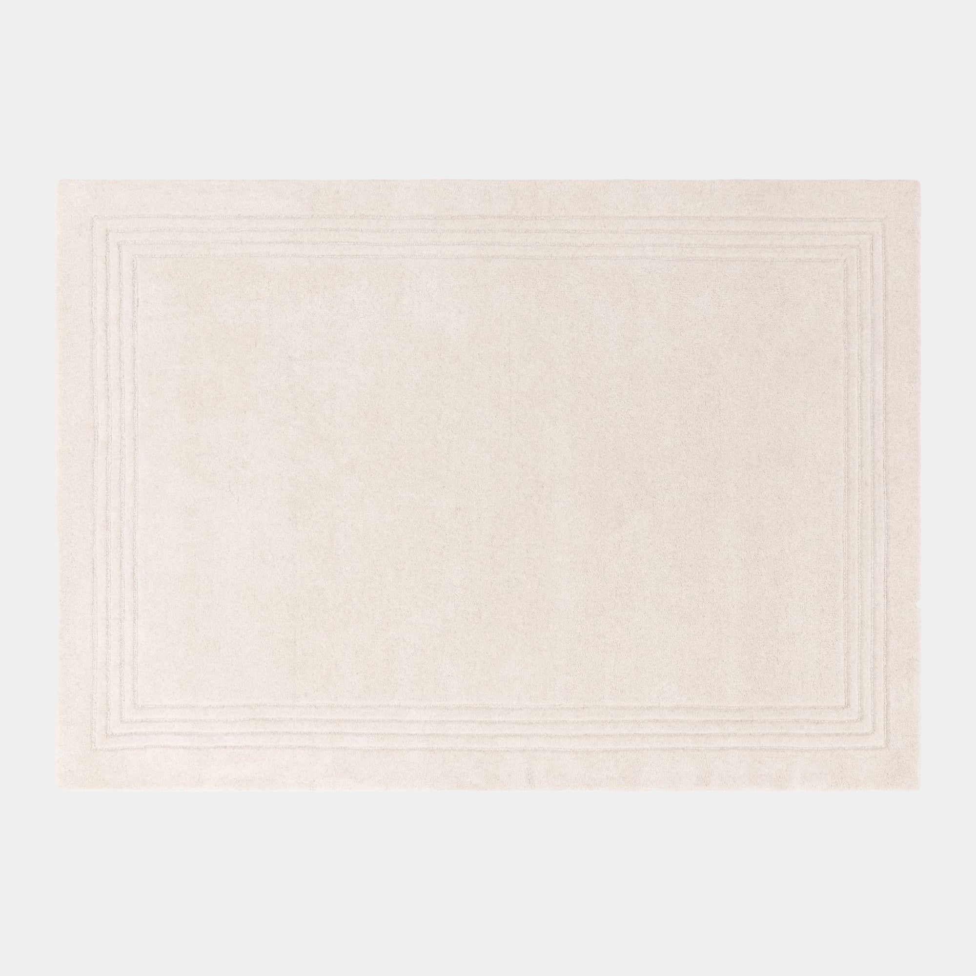 Orlo Border - Wool Rug Ivory