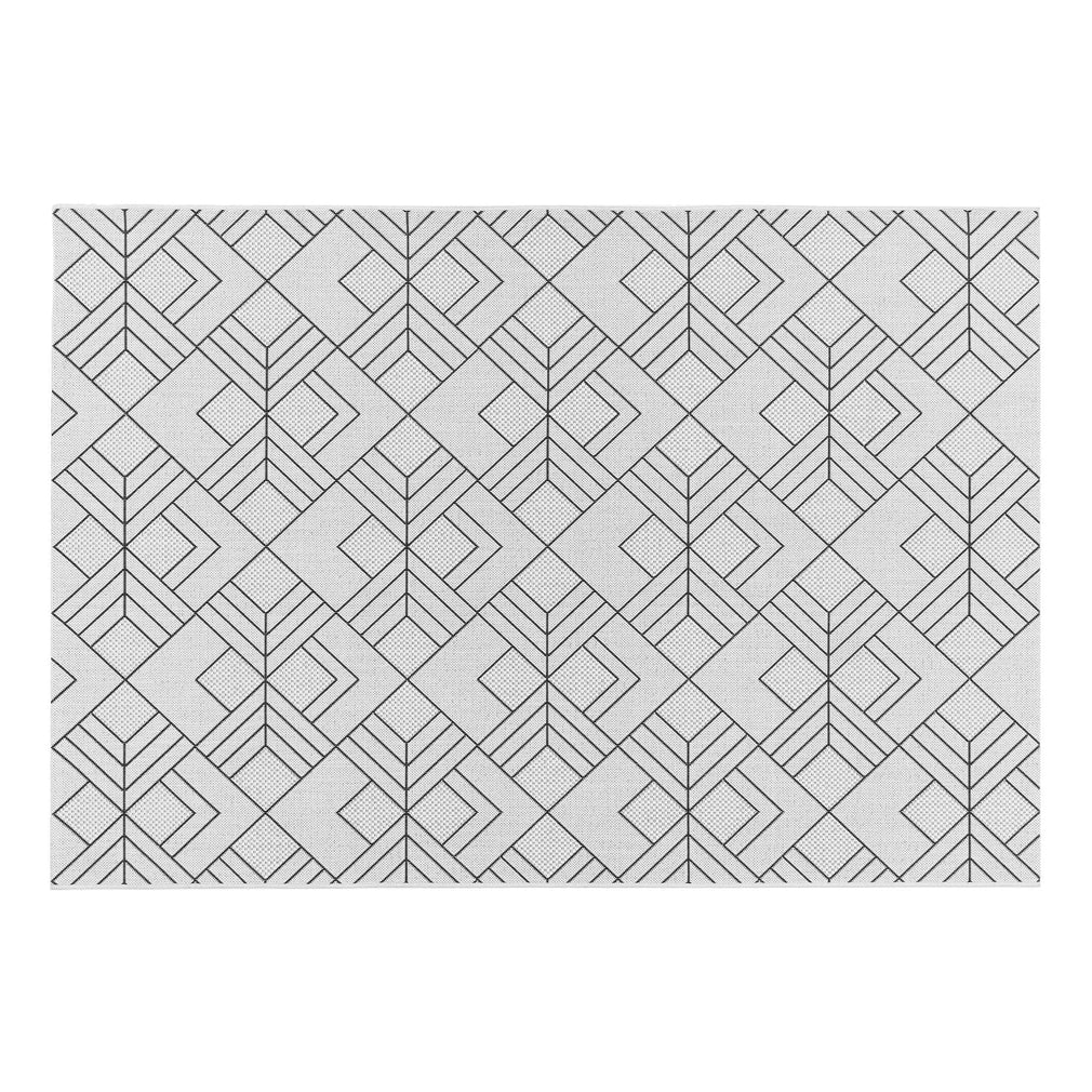Patio Rug PAT16 Deco Ivory 80cm x 150cm