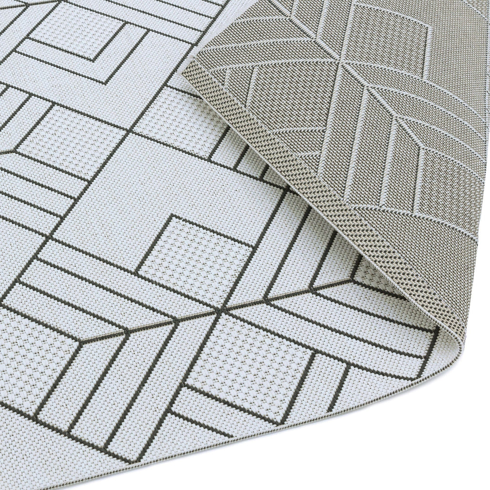 Patio Rug PAT16 Deco Ivory 160cm x 230cm