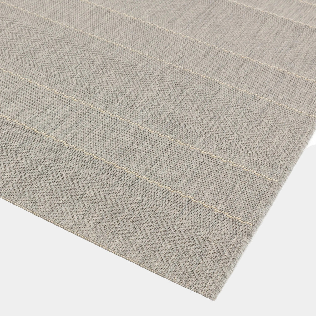 Beige Stripe Patio - Outdoor Rug