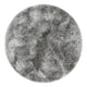 Plush - Round Rug Silver