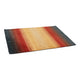 Panorama Rug Black/Terra 90cm x 160cm