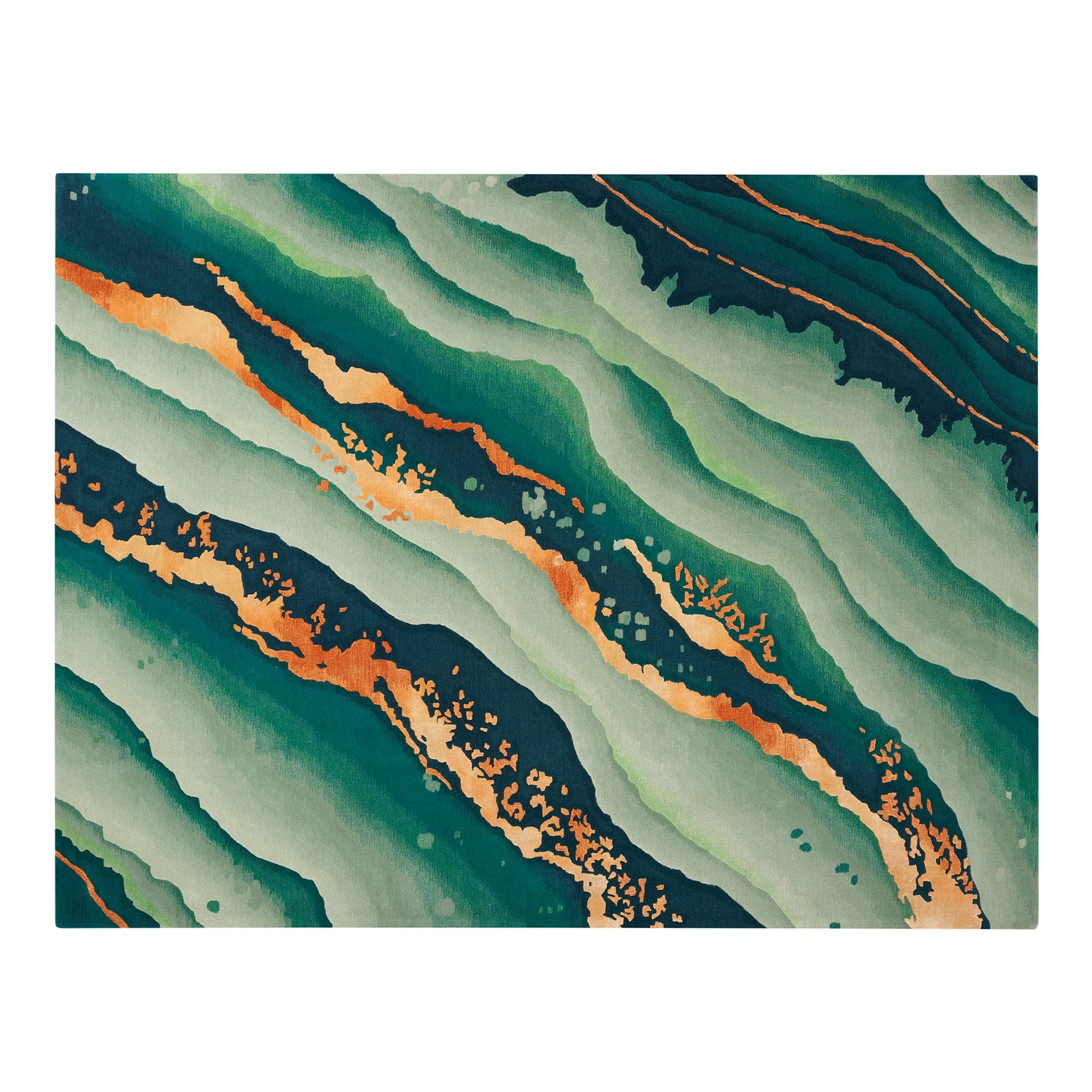 Prismatic Rug - PRS30 Emerald 259 x 351cm