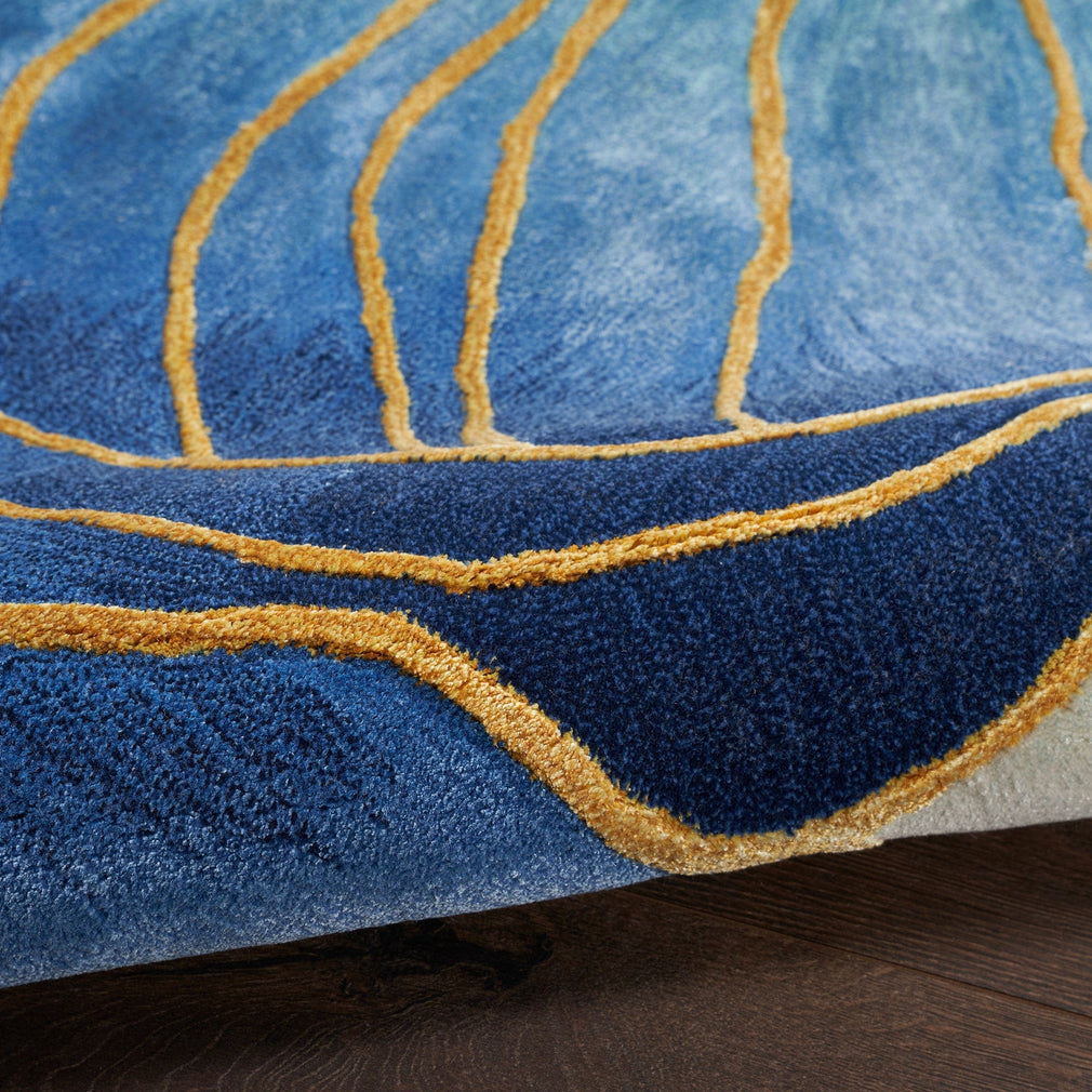 Prismatic PRS32 - Blue Gold Rug