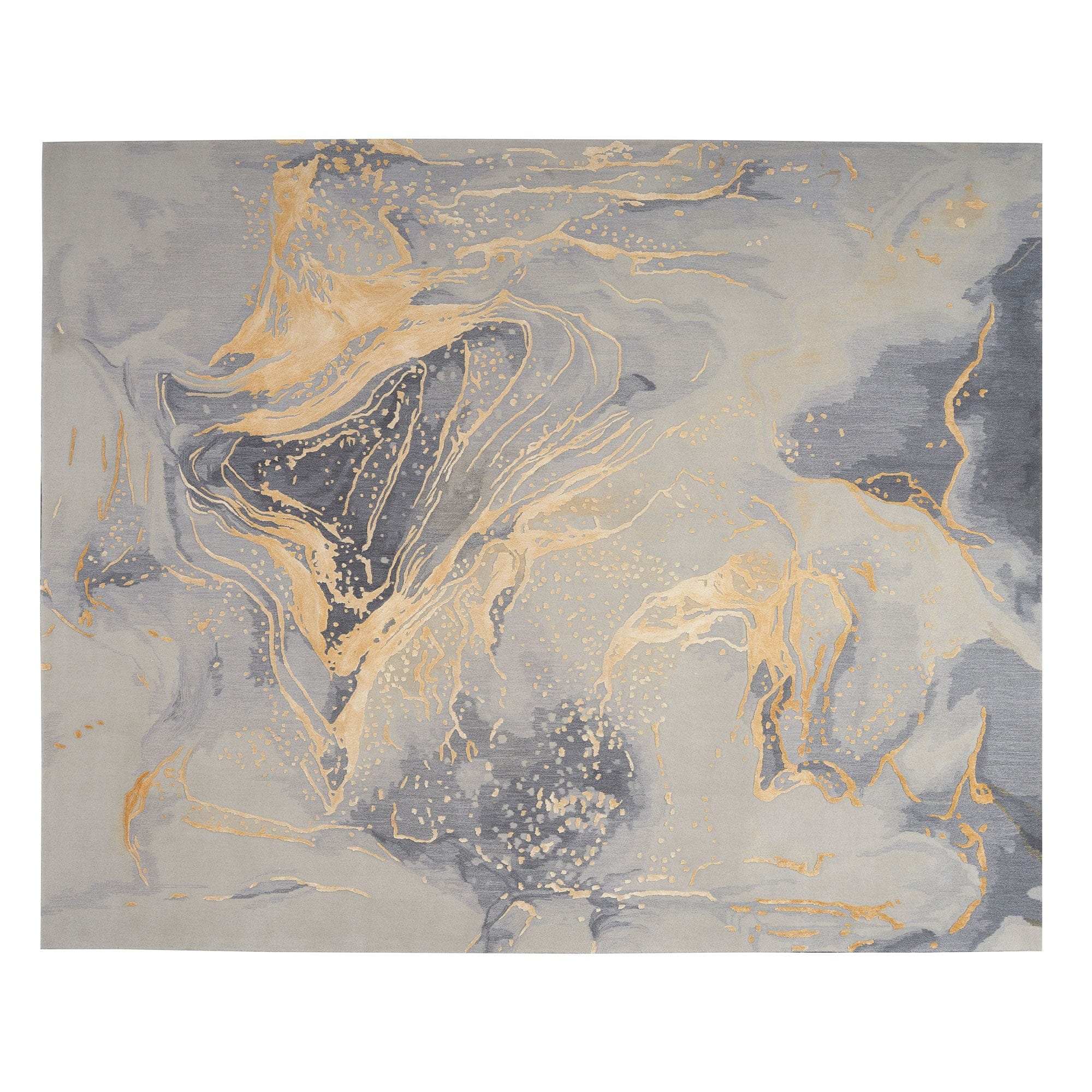 Prismatic Rug PRS28 Grey Gold 259 x 351cm