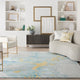 Prismatic PRS26 - Sea Foam Gold Rug