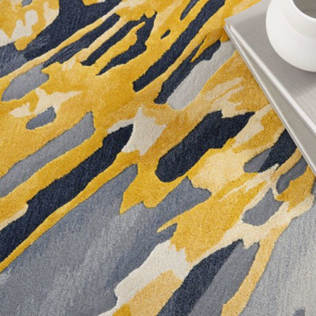 Prismatic Rug PRS24 Grey Gold 114 x 175cm