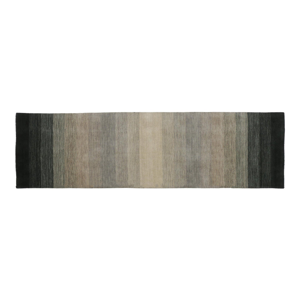 Panorama Rug Black/Grey 80cm x 200cm Runner