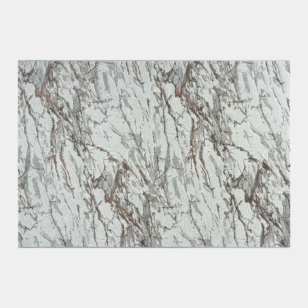 Quartz - Patterned Rug Orange