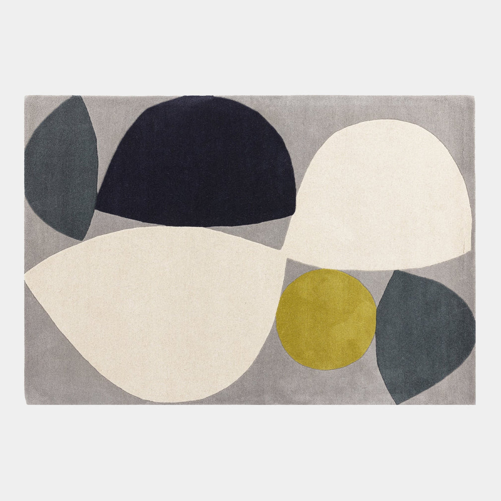 Reef Mid Century - Wool Rug Mid Century Teal