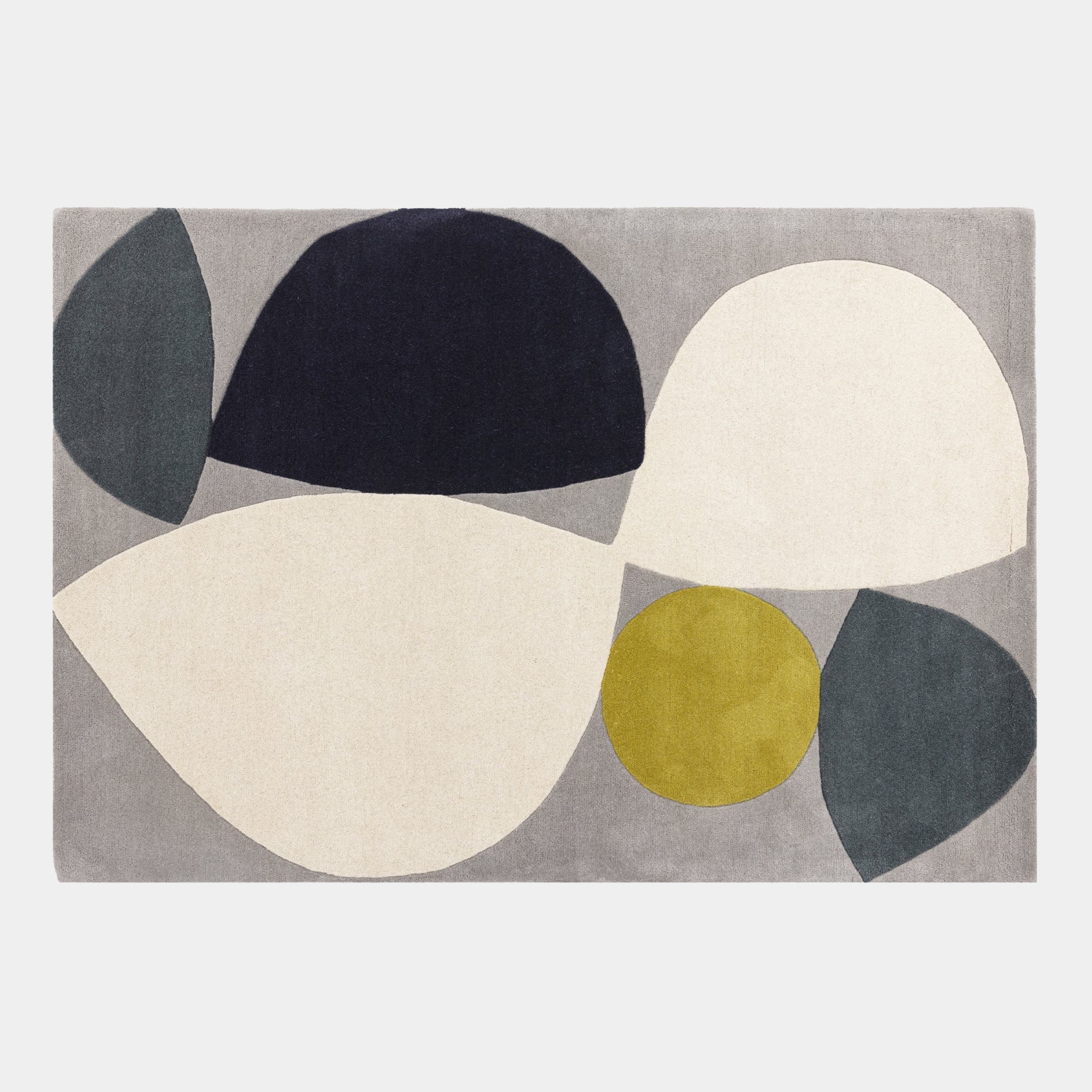 Reef Mid Century - Wool Rug Mid Century Teal