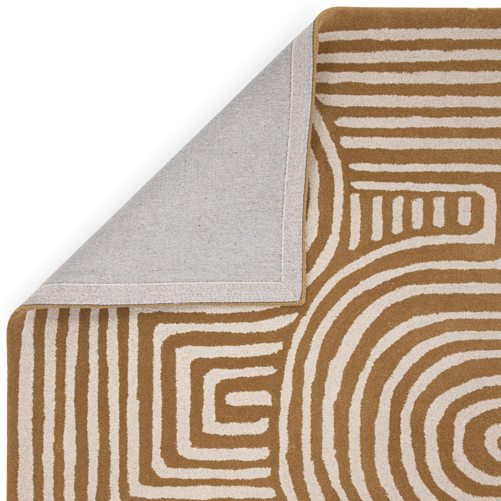 Reef Curve Rug RF28 Ochre 120cm x 170cm