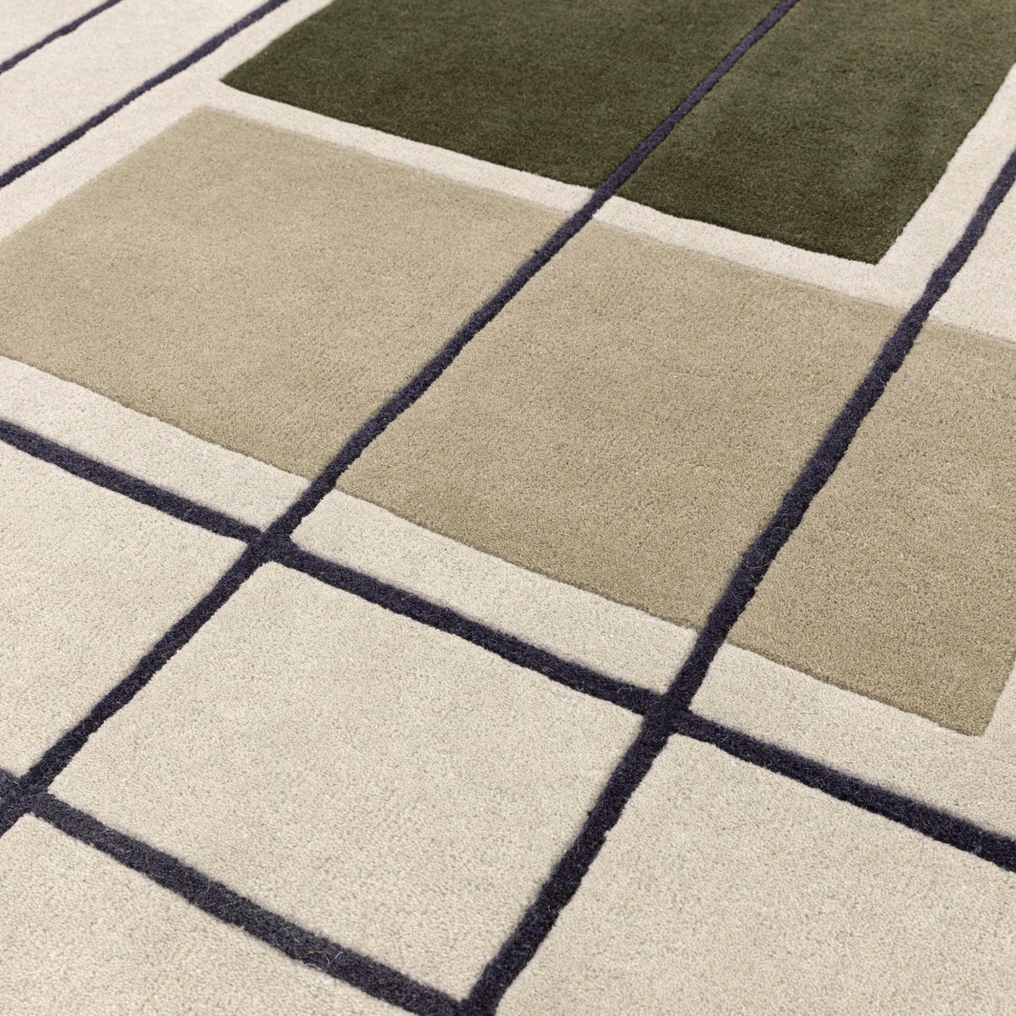 Reef Outline - Rug RF21 Khaki 200cm x 290cm