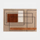 Reef Outline - Wool Rug Terracotta - RF20