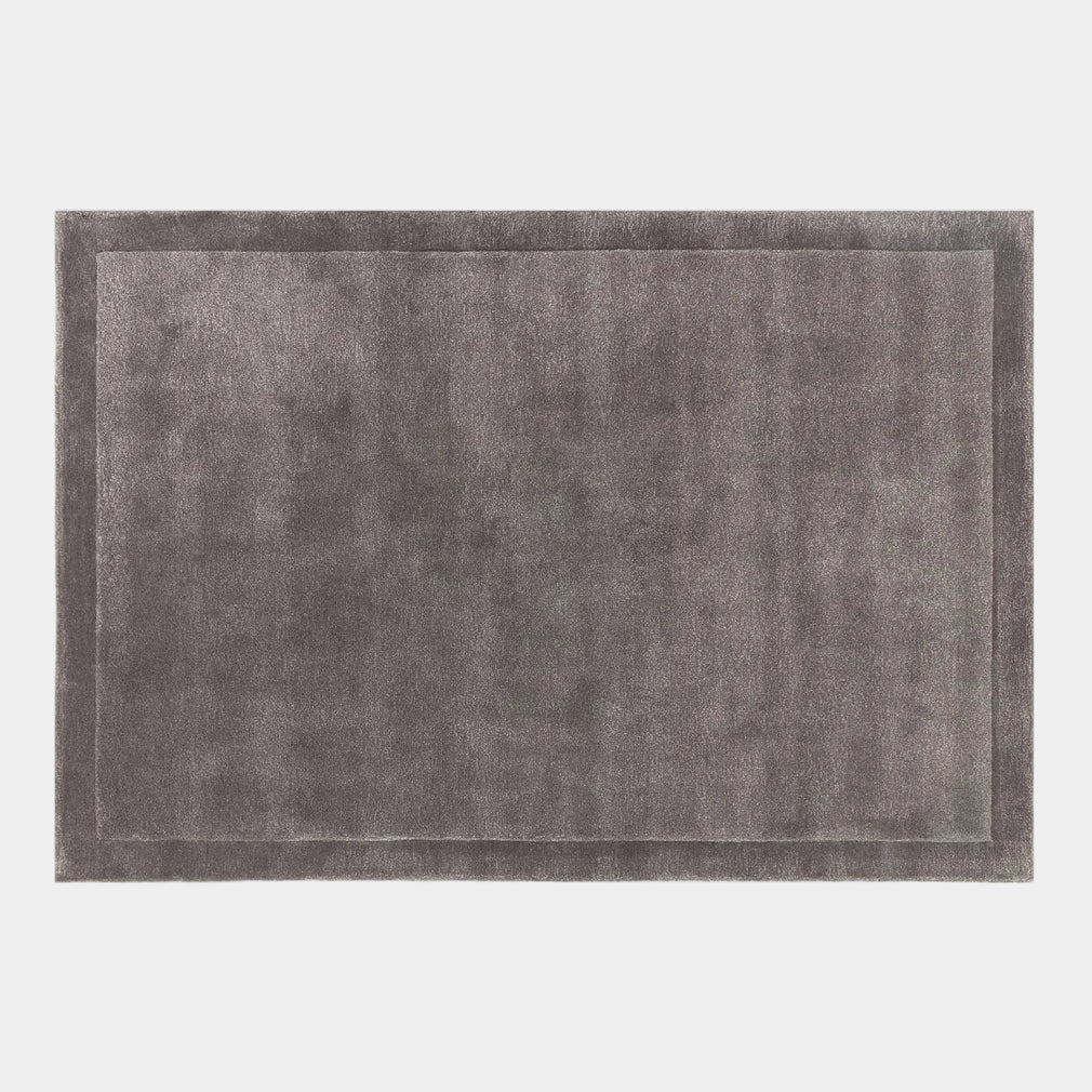 Rise - Border Rug Charcoal