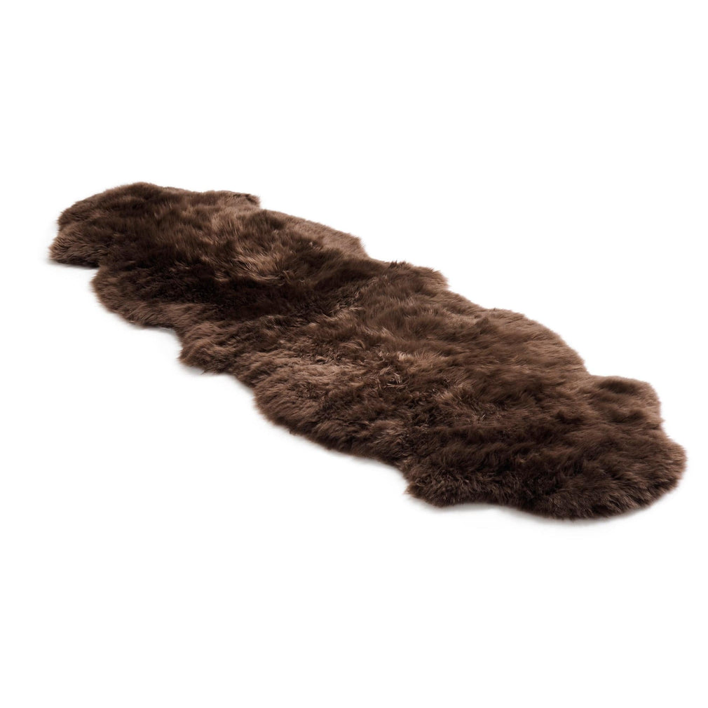 Sheepskin - 2 Piece Rug Dark Brown