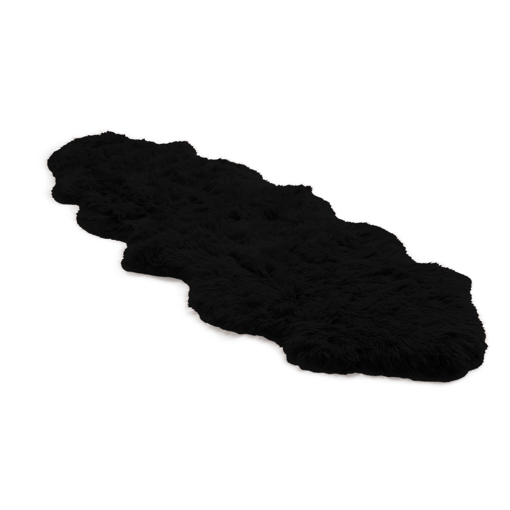 Sheepskin - 2 Piece Rug Black
